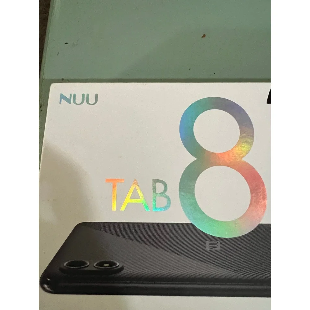 NUU Tab 8 Android Tablet 8 inch Black with Original Box and Charger